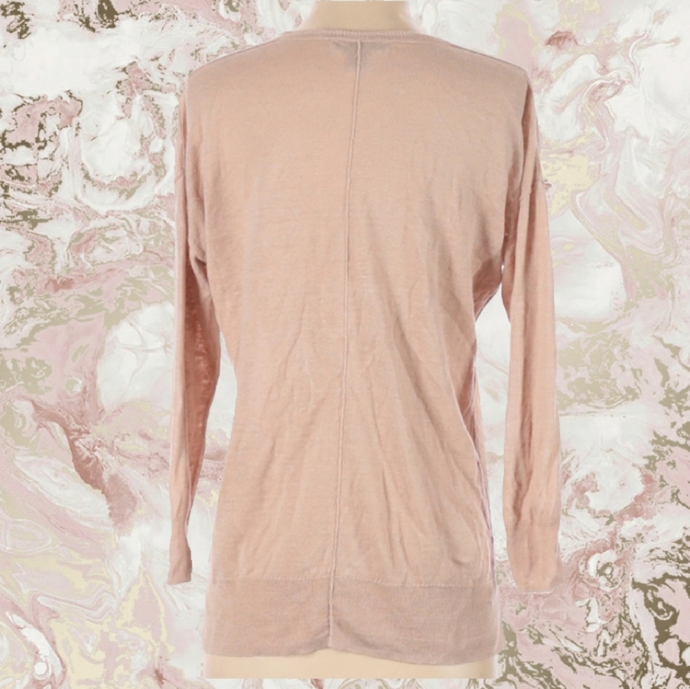J Crew | V Neck Pullover Sweater | Rose - Picture 2 of 2